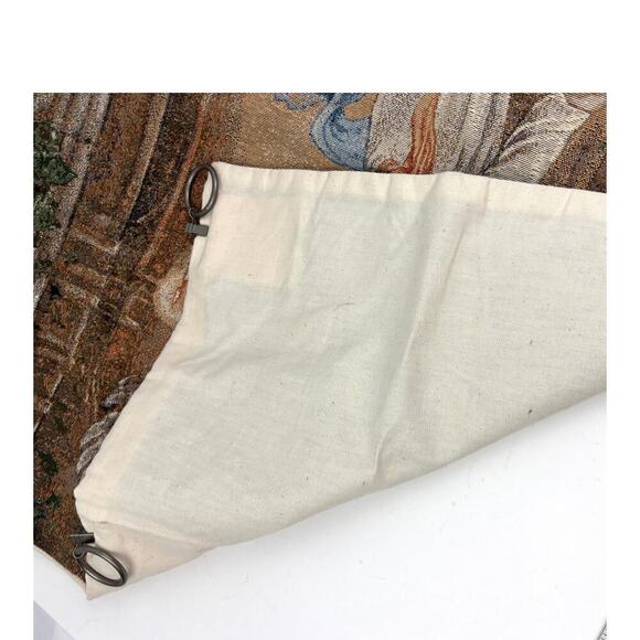 Angel of Love Tapestry Wall Hanging Angel Flowers 25" x 33" Lena Lui Romanticism - Picture 2 of 11